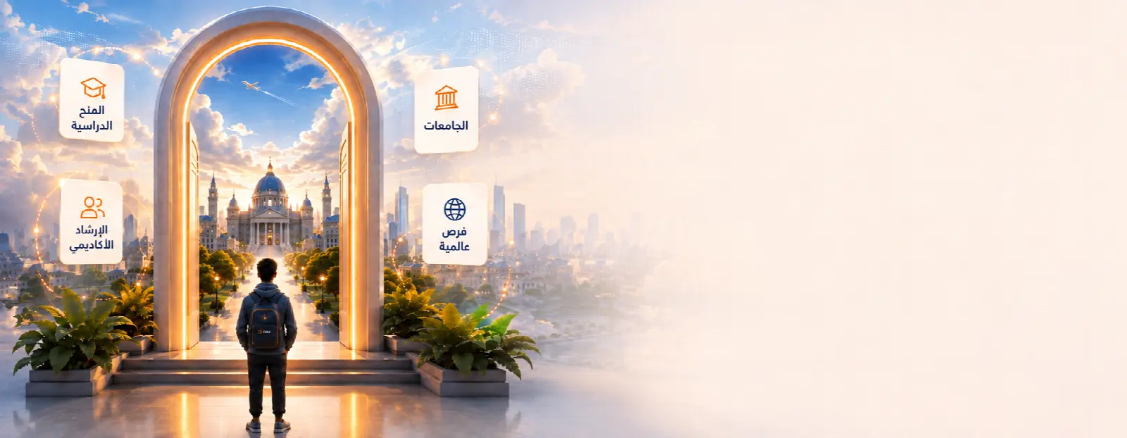 طالب يستكشف مستقبله الدراسي عبر Orbit